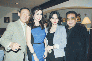 Jose Marie Chan, Cory Quirino, Jazz Carreon and Chavit Singson