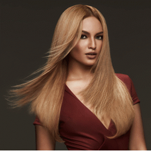 Sarah Lahbati wears Flash Ash Blonde