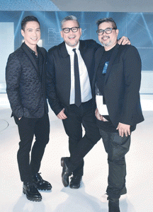 Designers Francis Libiran, Rajo Laurel and Rhett Eala