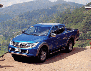 The all-new Mitsubishi Strada easily conquered the steep slopes going up the rice terraces in Ifugao province.