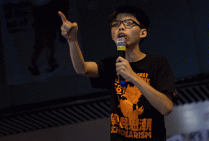 STUDENT ACTIVIST ATTACKED Hong Kong student protest leader Joshua Wong was assaulted by an unknown assailant after leaving a theater with his girlfriend late Sunday, Hong Kong police have reported. AFP PHOTO