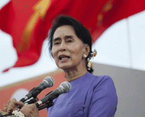 Aung San Suu Kyi. AFP PHOTO