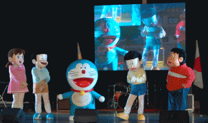 Be entertained by special performances from Doraemon and friends