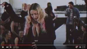 Screenshot from the trailer of Madonna’s upcoming, global ‘Rebel Heart Tour’ 