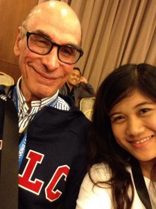 With Jaime Zobel de ayala at the 17th ayala young leaders congress