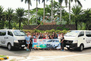 The ‘Fun Van’ took this media group on relaxing albeit lengthy drive to Pico de Loro Beach and Country Club in Hamilo Coast