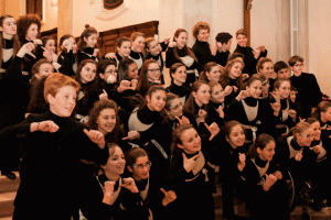 Gioventù in cantata, led by conductor Cinzia Zanon, will perform its extensive choral repertoire of classical and modern tunes