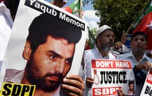 TERROR PLOTTER EXECUTED  In this file picture taken on July 27, Indian protesters in New Delhi shout slogans during a protest against the death sentence of convicted bomb plotter Yakub Memon, a key figure in the bomb attacks which killed hundreds in Mumbai in 1993. India on July 30 executed Memon for his role in the series of coordinated attacks that killed hundreds of people, television stations reported. AFP PHOTO