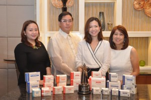  The people behind Watsons Generics. (From left) Sai Pascual, senior category manager, danilo chong, trade health marketing director, Karen Fabres, Watsons Group marketing manager, and viki encarnacion, marketing director 