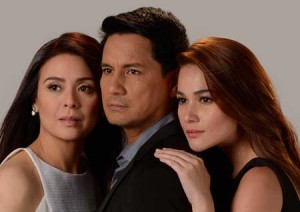 Dawn Zulueta as Patricia, Richard Gomez as Vince and Bea Alonzo as Adie