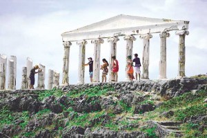 Dress up like a Greek God and have your photos taken at the Acropolis