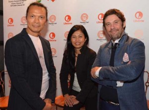 The show’s three respected judges, Susur Lee, Audra Morrice and Bruno Ménard who are all accomplished chefs in different parts of the world.