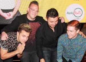 Walk the Moon members (from left) bassist Kevin Ray, drummer Sean Waugaman, guitarist Eli Maiman and vocalist and keyboardist Nicholas Petricca PHOTO BY ABBY PALMONES