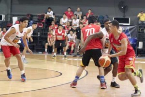 Some rookie hopefuls during the Philippine Basketball Association Draft Combine held at the Hoops Center in Mandaluyong City. CONTRIBUTED PHOTO