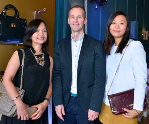 Dune London Merchandise Group Manager Evelyn Sia, Dune London’s Director of International and Wholesale Ben Jobling and Dune London’s International Marketing Brand Manager Angela Chiu
