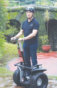 Wilson Lei wants Filipinos to experience tourism the Segway way, literally.