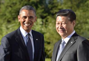 US President Barack Obama and Chinese President Xi Jinping meeting in 2013. Xi is scheduled to make a state visit to Washington on September 24-25. AFP PHOTO