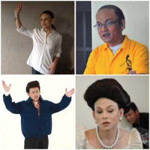 Jon Santos as Sen. Grey’s Poh, President PinYoy, Mayor Syerrap Espada, and Meldy