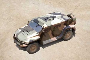 FROM THE LAND OF MAD MAX This artist’s conception shows the Hawkei armored personnel transport to be built for Australia’s Defense Forces. IMAGE CREDIT: THALES AUSTRALIA 