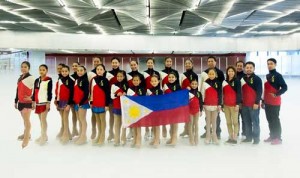 The Philippine contingent to the 2015 Asian Junior Figure Skating Challenge. Contributed photo