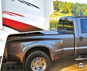 An innovative truck bed cover is designed with your pickup truck’s fifth wheel hitch in mind.