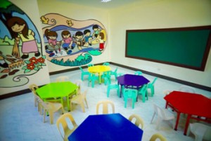  Besides refurbishing, the classrooms are also made more colorful with mural paintings