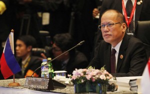 LAST HURRAH  President Benigno Aquino 3rd listens to the discussions during the 27th ASEAn Summit Plenary Session at the Conference hall 2 of the Kuala Lumpur Convention Center on Saturday. MALACAÑANG Photo 