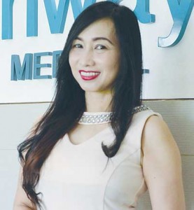 Carmelita de Leon, vice president for sales and marketing, Healthway Medical Philippines