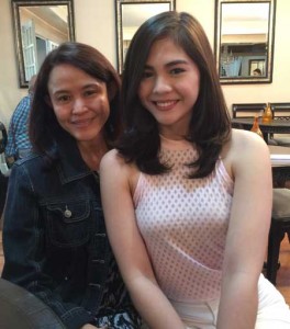 Producer Roselle Monteverde with this generation’s ‘Regal Baby’ Janella Salvador