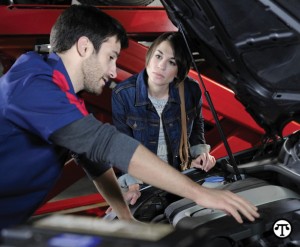 It’s a good idea to write down your vehicle’s symptoms before visiting a repair shop, including noises—and whether these occur when the engine is hot or cold.