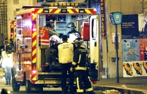 THEY PREDICTED THIS Rescue workers evacuate victims near La Belle Equipe, rue de Charonne, at the site of an attack onParis on Saturday  after a series of gun attacks occurred across Paris as well as explosions outside the national stadium where France was hostingGermany. More than 100 people were killed in a mass hostage-taking at a Paris concert hall and many more were feared dead in a series of bombingsand shootings, as France declared a national state of emergency.  AFP PHOTO