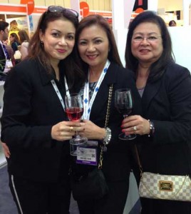 (From left) Claire del-Rosario Bernabe, Marilen Sandejas Yaptangco and Fina Joven