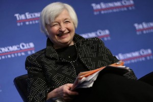 US Federal Reserve board Chairwoman Janet Yellen.   AFP PHOTO 