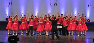 The Calasiao Children’s Chorus competes in the semi-final rounds of the children’s division