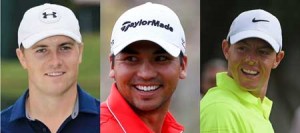 (From left) Jordan Spieth, Jason Day and Rory McIlroy AFP PHOTOS