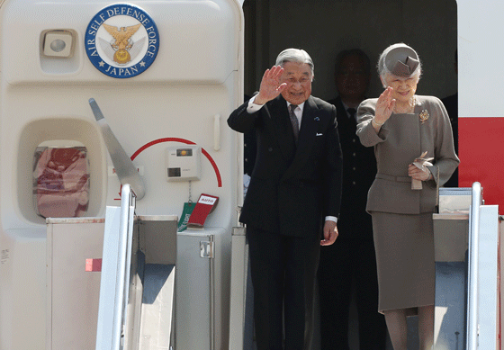 Japan’s emperor, empress end Manila state visit