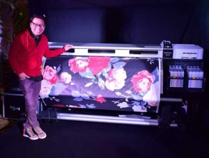 The designer successfully digitized his prints with Epson’s new SureColor F9270