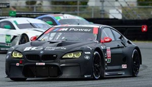 GETTING READY  Bill Auberlen tests the BMW M6 for the upcoming Rolex 24 at Daytona. imsa.com