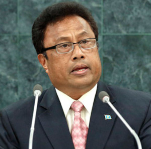  Palau President Tommy Remengesau jr.