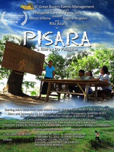 DA Palagtiw’s ‘Pisara’ (BlackBoard), starring Ritz Azul, Ahron Villena and Regine Angeles, is part of the World Premieres category