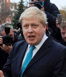 BORIS WANTS OUT  London Mayor Boris Johnson delivers a statement to the media regarding his position on the forthcoming EU referendum outside his home in London on February 21. Johnson said he would support a vote for Britain to leave the European Union in a blow for Prime Minister David Cameron ahead of a membership referendum in June. AFP PHOTO