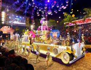 One of the showstoppers of the Hong Kong Chinese New Year Night Parade: The beautiful and colorful floats that have added immense value to the celebration