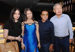 Jazz Carreon, Agile Zamora, former governor Chavit Singson and Peter Coyuito 