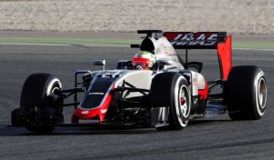 HAAS F1 Team’s Mexicain test driver Esteban Gutierrez drives at the Circuit de Catalunya on Wednesday in Montmelo on the outskirts of Barcelona on the second test day of the Formula One Grand Prix season.  AFP PHOTO