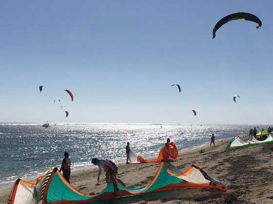 Local and foreign tourists flocked to Anguib Beach in Santa Ana, Cagayan on Feb. 12-21 for the 3rd leg of the Philippine Kiteboarding Tour. About 30 local participants from Boracay Island and other parts of the country, as well as foreign participants from Sweden, Slovenia, Spain, Denmark and Russia joined this year’s event – Kite and Windsurf 2016 Tour. CONTRIBUTED PHOTO