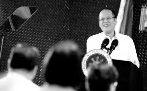 President Benigno Aquino 3rd during the recent 65th anniversary of the Department of Social Welfare and Development. MALACAÑANG PHOTOS