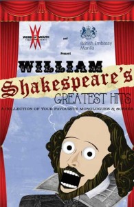 ‘William Shakespeare’s Greatest Hits’ by Word of Mouth Theatre will be one of the shows at The British Festival