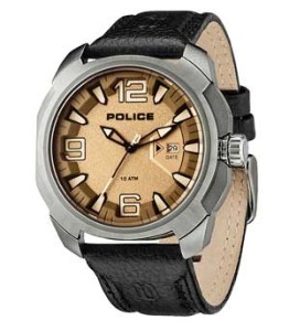 Texas large face wristwatch from Police