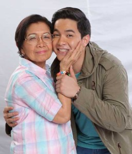 Alden Richards has always been a ‘lola’s boy’–his grandmother after all stood in for his mother when the latter passed away in 2008