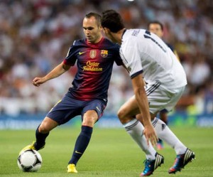 Andres Iniesta (left)  AFP FILE PHOTO